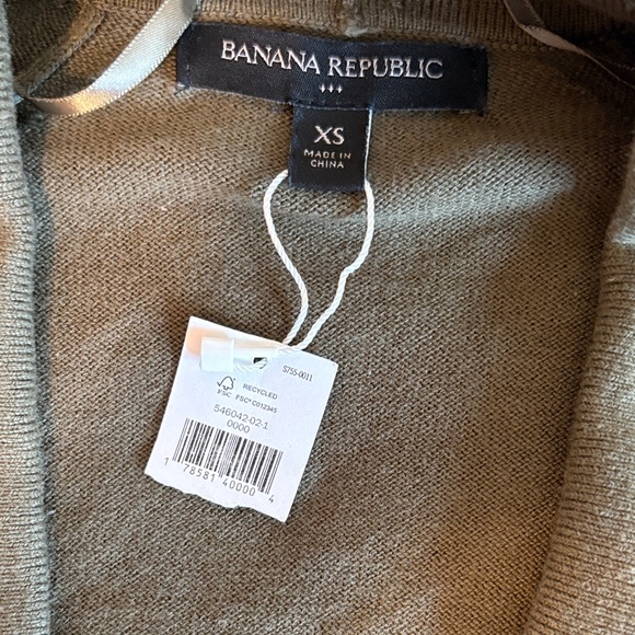 Banana Republic Olive Cardigan Sweater - Picture 2 of 5